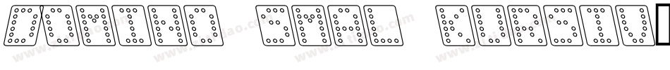 Domino smal kursiv字体转换